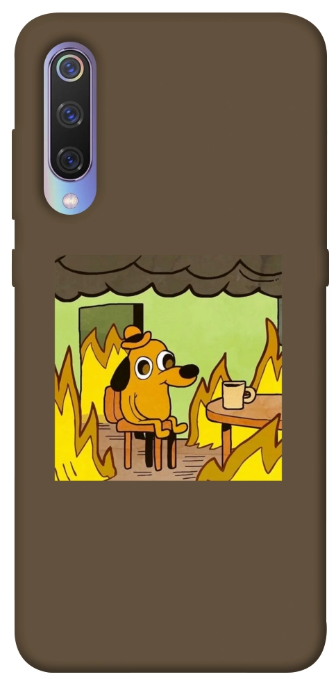 Чехол Dog in the fire для Xiaomi Mi 9