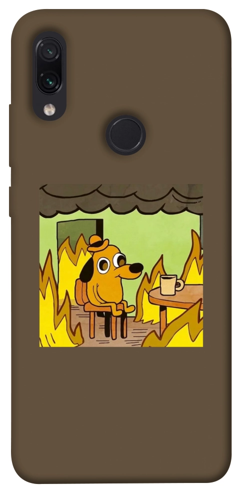 Чохол Dog in the fire для Xiaomi Redmi Note 7