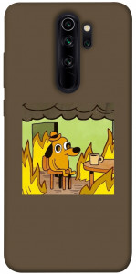 Чохол Dog in the fire для Xiaomi Redmi Note 8 Pro