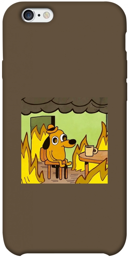 Чохол Dog in the fire для iPhone 6S Plus