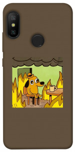 Чохол Dog in the fire для Xiaomi Redmi 6 Pro
