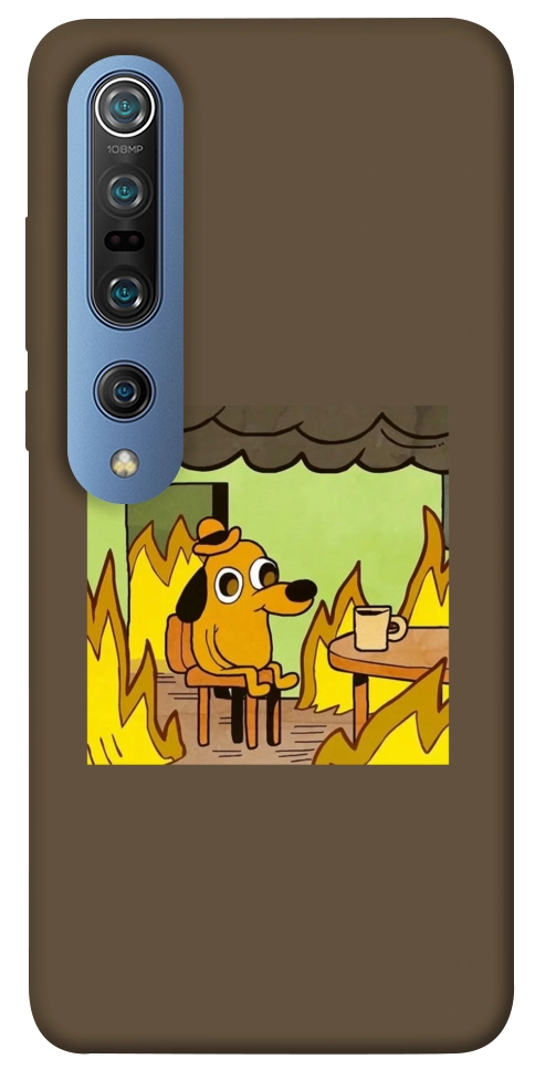 Чохол Dog in the fire для Xiaomi Mi 10