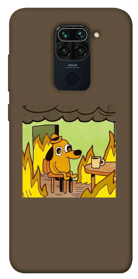 Чехол Dog in the fire для Xiaomi Redmi 10X
