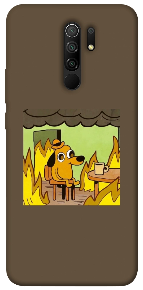 Чохол Dog in the fire для Xiaomi Redmi 9