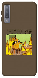 Чохол Dog in the fire для Galaxy A7 (2018)