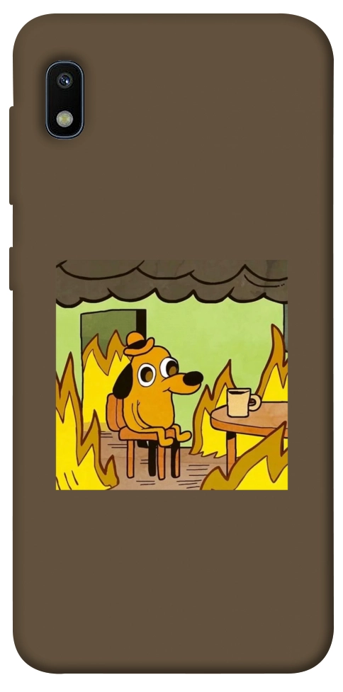 Чехол Dog in the fire для Galaxy A10 (A105F)