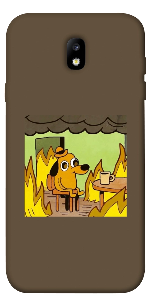 Чохол Dog in the fire для Galaxy J7 (2017)