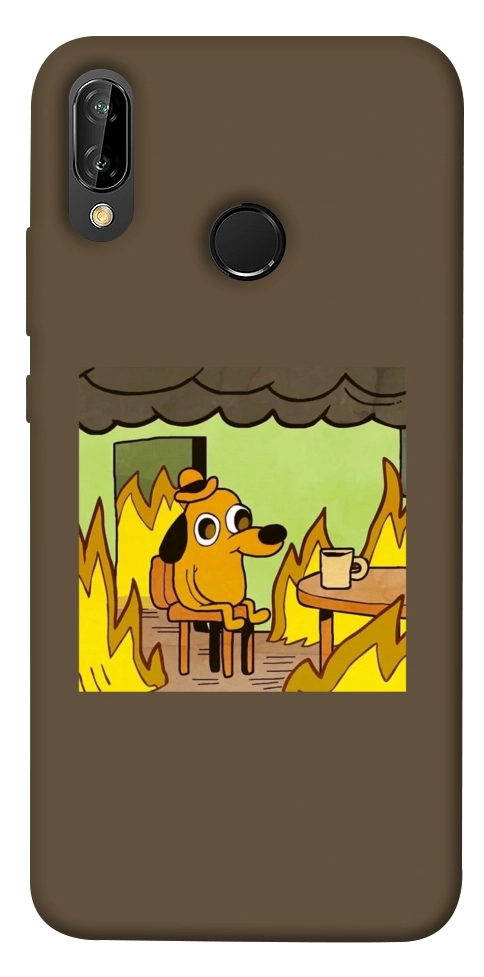 Чохол Dog in the fire для Huawei P20 Lite