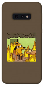 Чохол Dog in the fire для Galaxy S10e