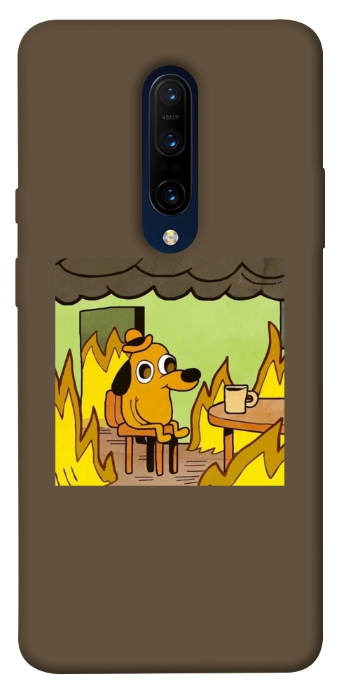 Чехол Dog in the fire для OnePlus 7 Pro