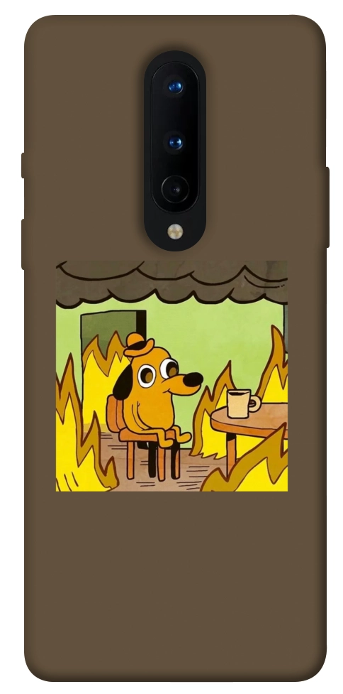Чохол Dog in the fire для OnePlus 8