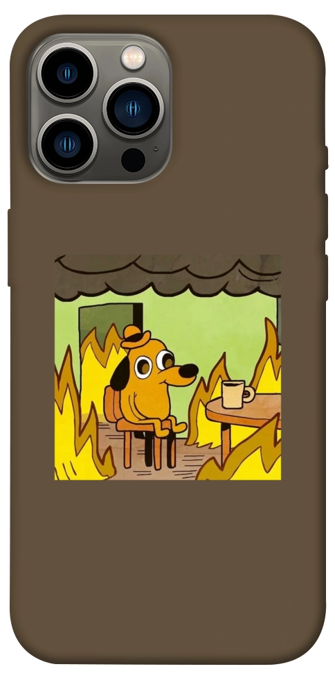 Чохол Dog in the fire для iPhone 12 Pro Max