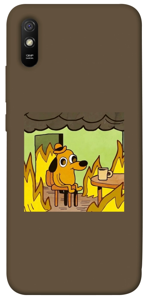 Чехол Dog in the fire для Xiaomi Redmi 9A