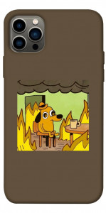 Чехол Dog in the fire для iPhone 12 Pro