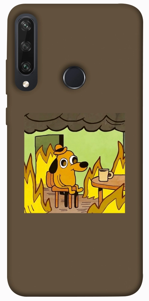 Чохол Dog in the fire для Huawei Y6p