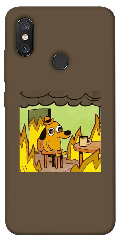 Чехол Dog in the fire для Xiaomi Mi 8
