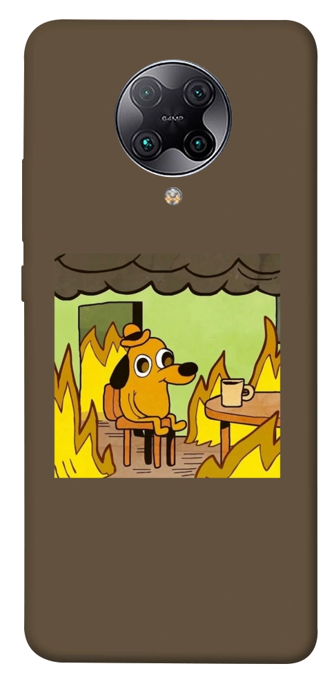 Чехол Dog in the fire для Xiaomi Redmi K30 Pro