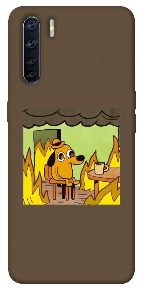 Чохол Dog in the fire для Oppo A91