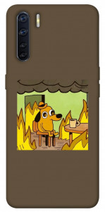 Чохол Dog in the fire для Oppo A91