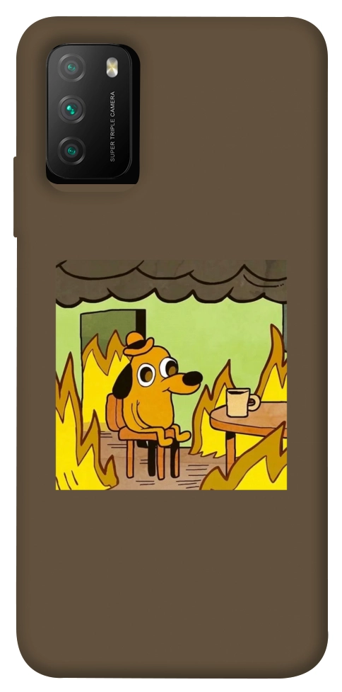 Чехол Dog in the fire для Xiaomi Poco M3