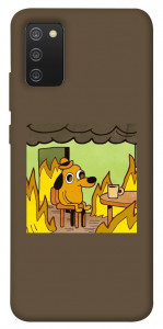 Чехол Dog in the fire для Galaxy A02s