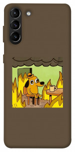 Чохол Dog in the fire для Galaxy S21+