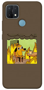Чехол Dog in the fire для Oppo A15