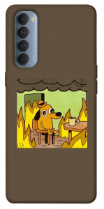 Чохол Dog in the fire для Oppo Reno 4 Pro