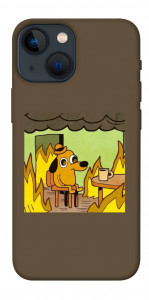 Чохол Dog in the fire для iPhone 13 mini