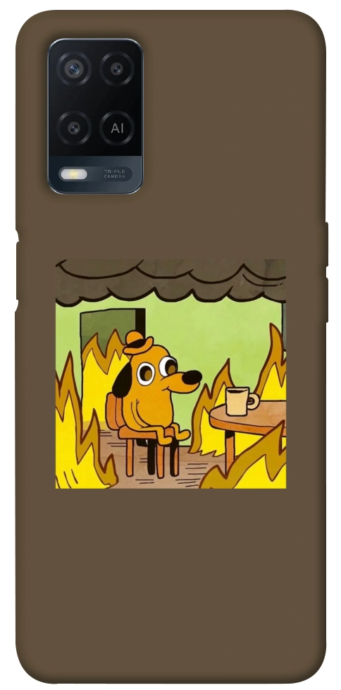 Чохол Dog in the fire для Oppo A54 4G