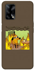 Чохол Dog in the fire для Oppo A74 4G