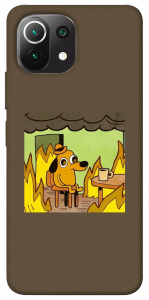 Чехол Dog in the fire для Xiaomi Mi 11 Lite