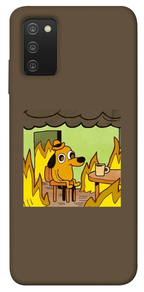 Чохол Dog in the fire для Galaxy A03s