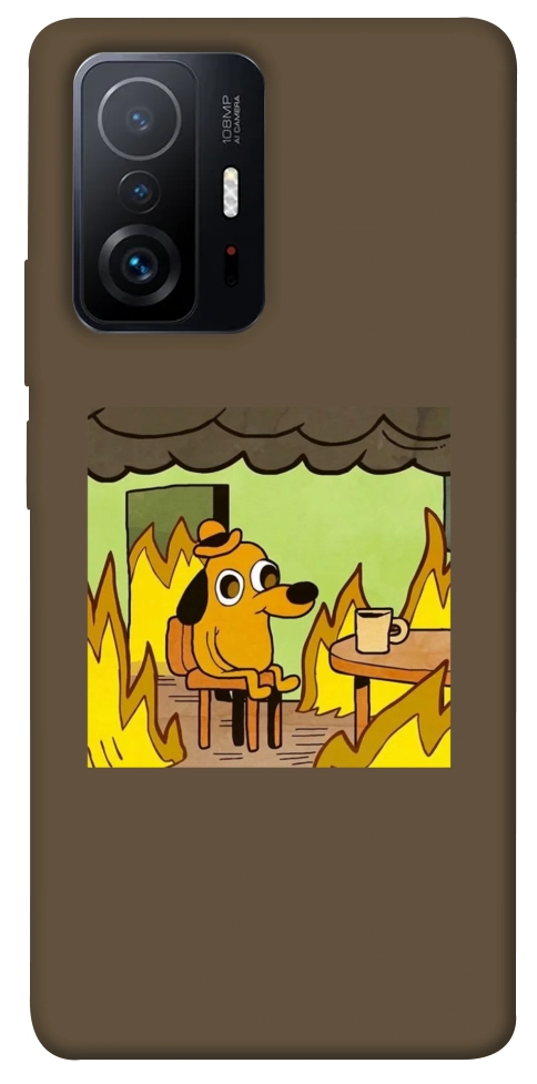 Чехол Dog in the fire для Xiaomi 11T