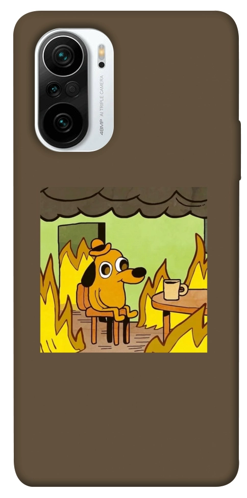 Чехол Dog in the fire для Xiaomi Redmi K40