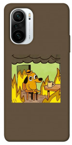 Чехол Dog in the fire для Xiaomi Redmi K40