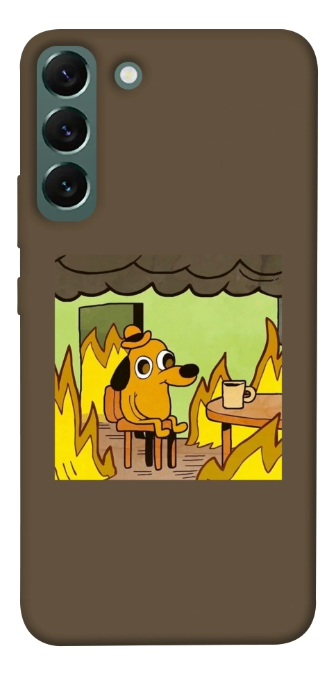 Чохол Dog in the fire для Galaxy S22+