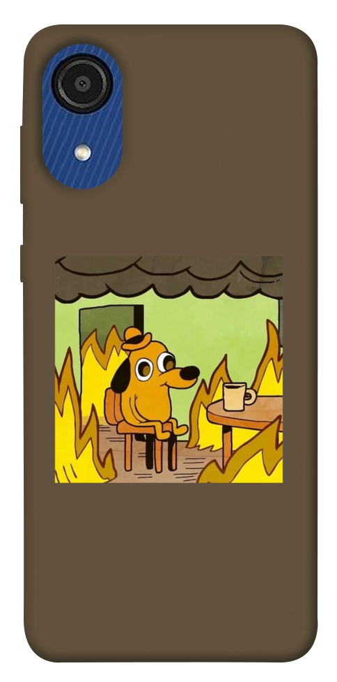 Чехол Dog in the fire для Galaxy A03 Core