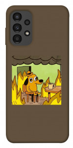 Чехол Dog in the fire для Galaxy A13 4G