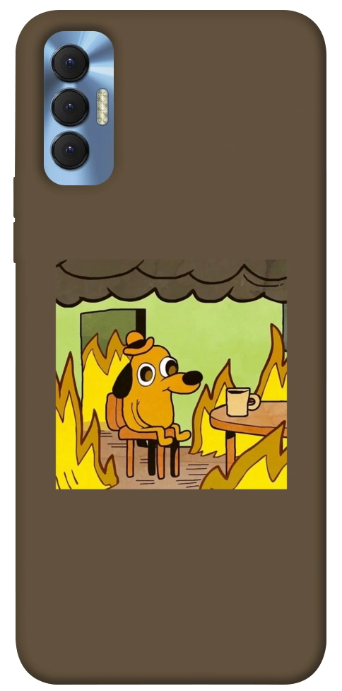 Чохол Dog in the fire для TECNO Spark 8P