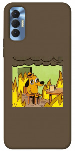 Чохол Dog in the fire для TECNO Spark 8P