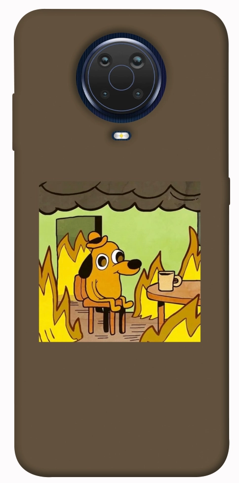 Чохол Dog in the fire для Nokia G20