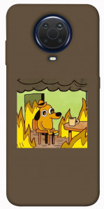 Чехол Dog in the fire для Nokia G10