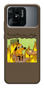Чохол Dog in the fire для Xiaomi Redmi 10C