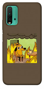 Чехол Dog in the fire для Xiaomi Redmi 9T