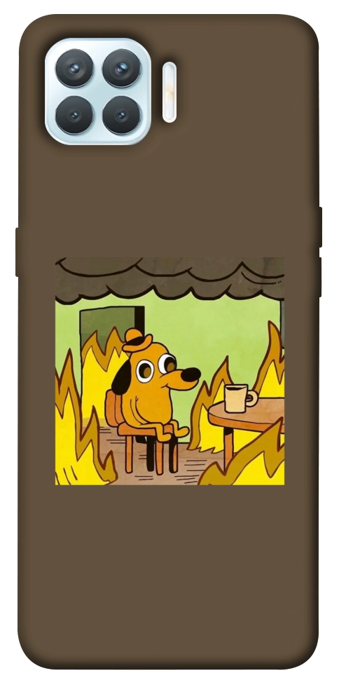 Чехол Dog in the fire для Oppo F17 Pro