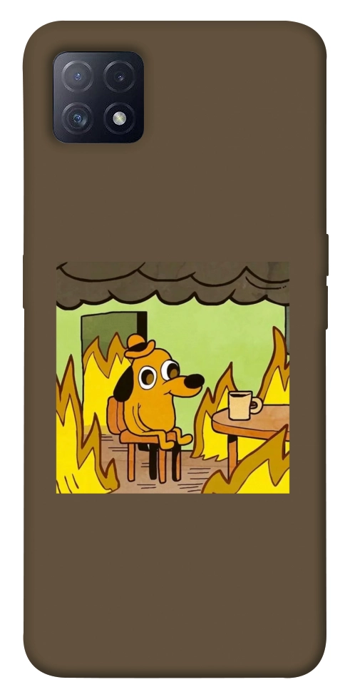 Чохол Dog in the fire для Oppo A73 5G