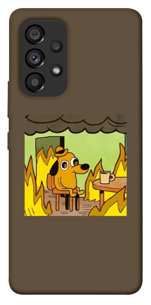 Чохол Dog in the fire для Galaxy A53