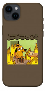 Чохол Dog in the fire для iPhone 14 Plus