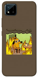 Чохол Dog in the fire для Realme C20